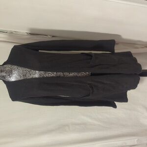 Billabong long open knit sweater